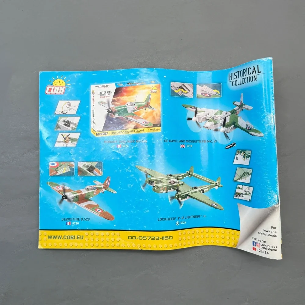 COBI Vickers Wellington Mk.II WWII  Bomber Set - Incomplete